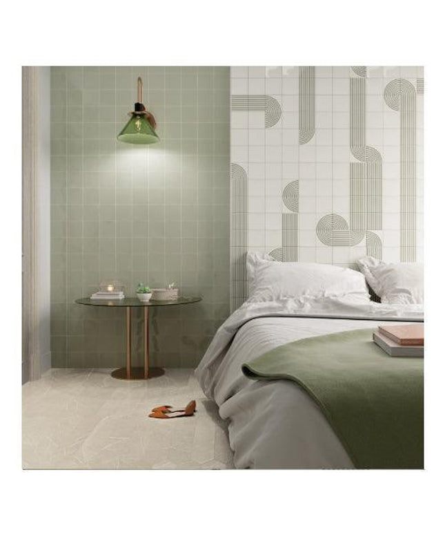 twister ceramic tile glossy 5x5 Twister Titanium Blue