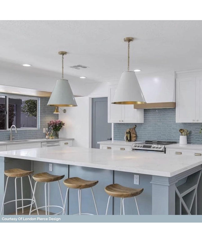topacio kitchen  2x10 subway tile