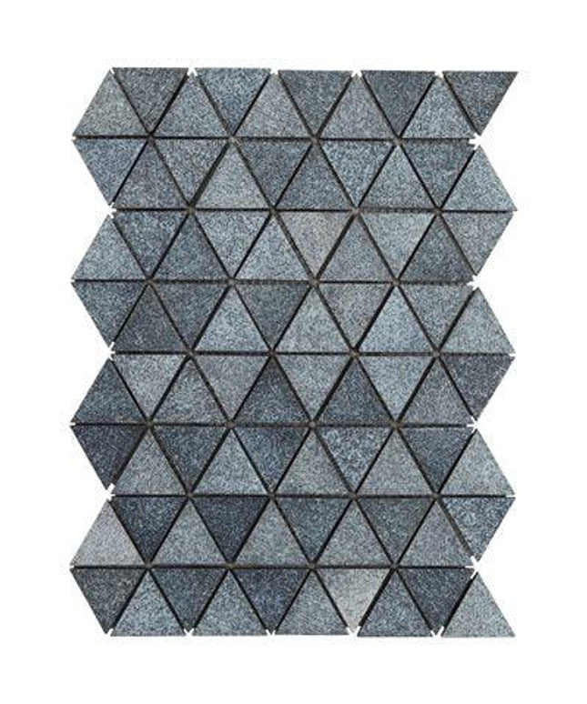 triangle hexagon tile blue