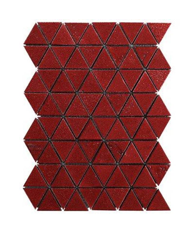 triangle hexagon tile red