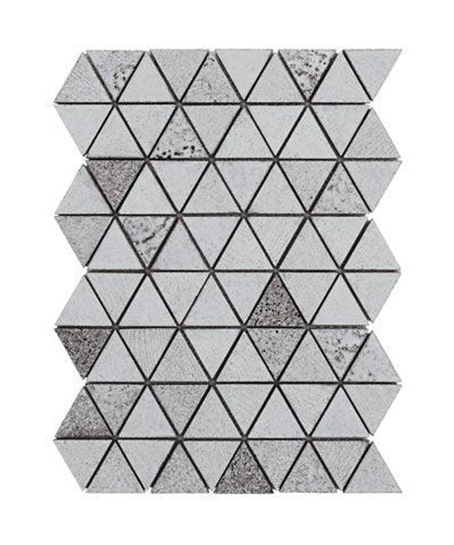 triangle hexagon tile white