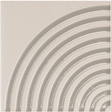 twister decorative ceramic tile 5x5 Vapor Mint Grey GLOSS