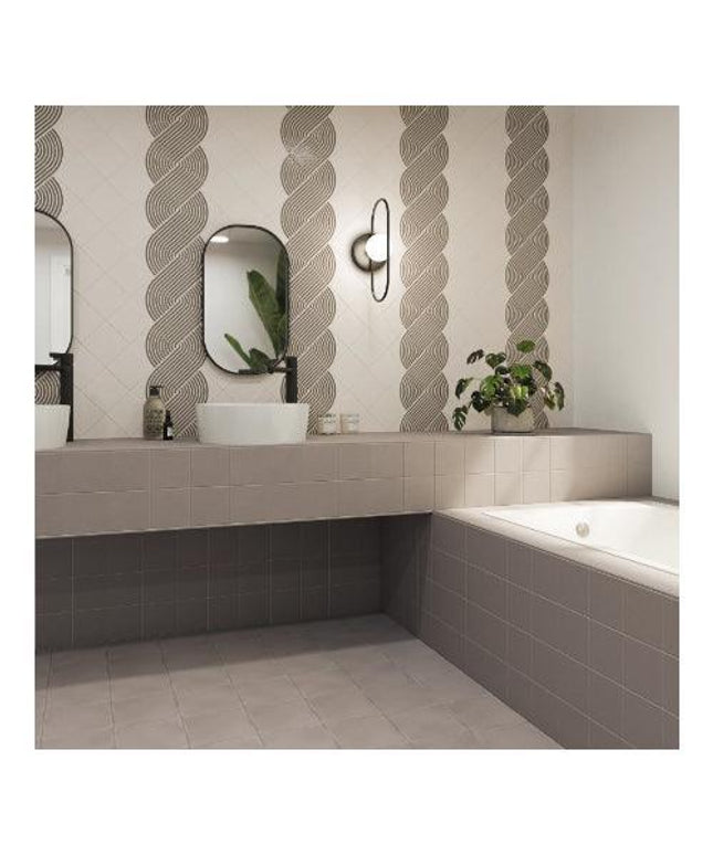 twister decorative ceramic tile 5x5 