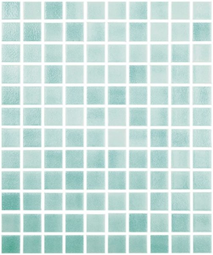 colors niebla squares glass mosaic 1x1 NS verde caribe