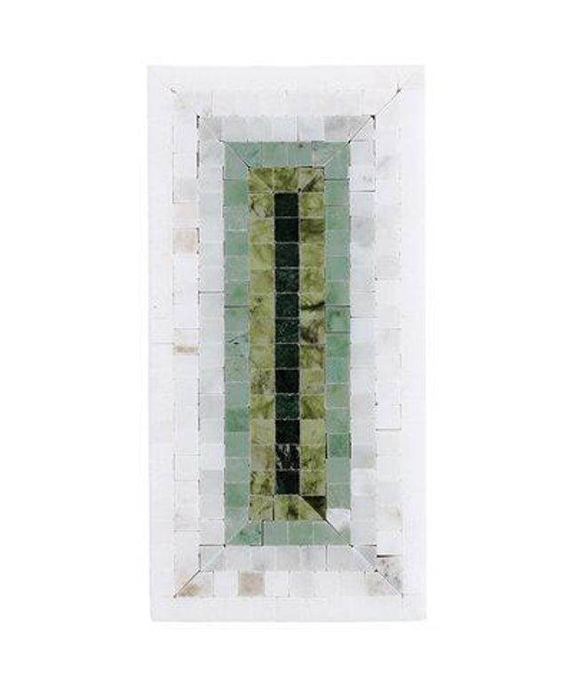 marble tile 4x9  verde green