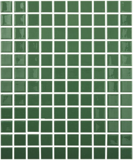 anti slip squares glass mosaic 1x1 Anti Slip verde oscuro