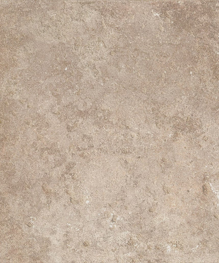 Cream stone-look ceramic tile with textured surface, ideal for floors or backsplash