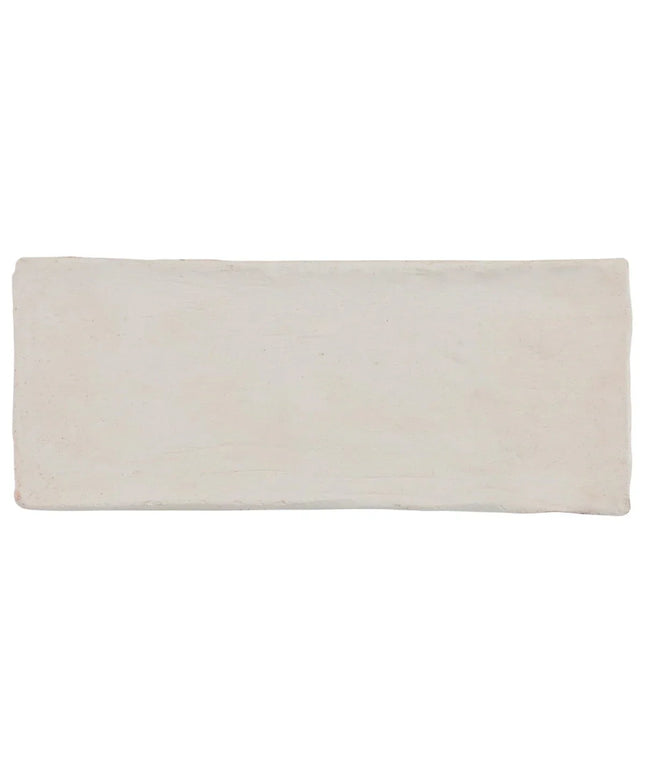 Rectangular white pillow on a white background
