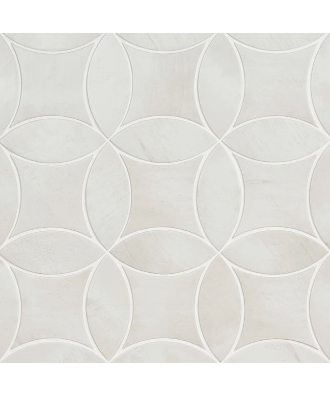 white-3x8-petal-6x6-tile-Chamartin