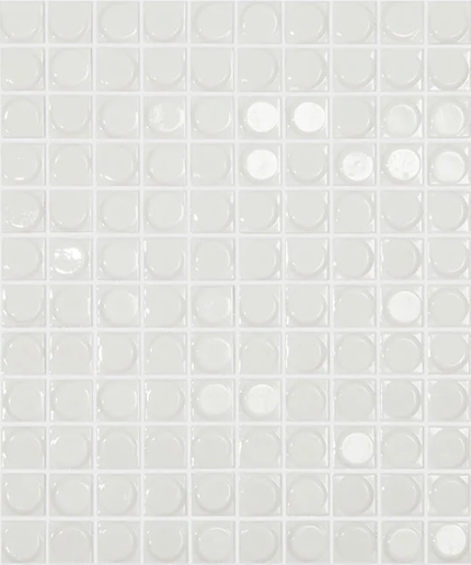 aura squares glass mosaic 1x1 