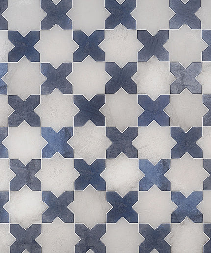 Malta Star & Cross Porcelain Tile Matte 6x6