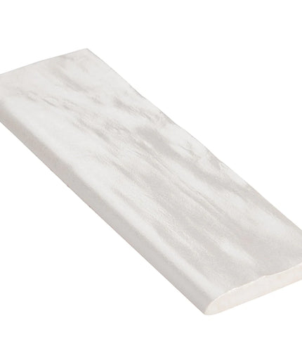 white bullnose 2x8 tile