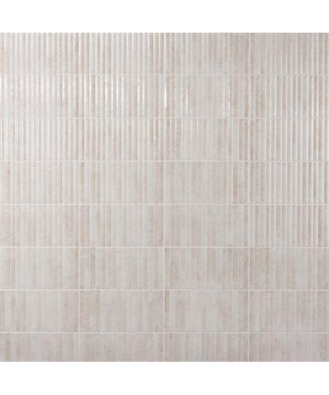 bryn fluted ceramic tile glossy 3d 6x12 