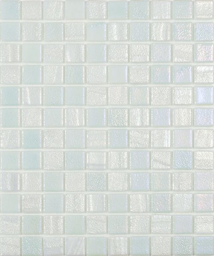 fusion squares glass mosaic tile 1x1 white fusion squares