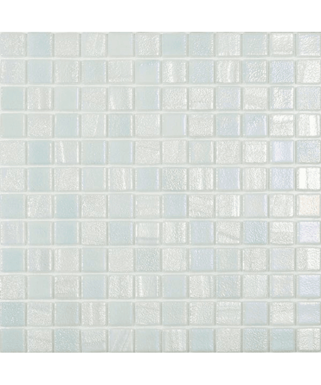 fusion squares glass mosaic tile 1x1 white fusion squares