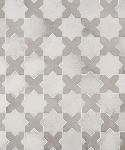 Malta Star & Cross Porcelain Tile Matte 6x6