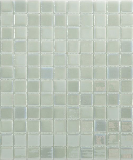 lux squares glass mosaic 1x1 white lux squares