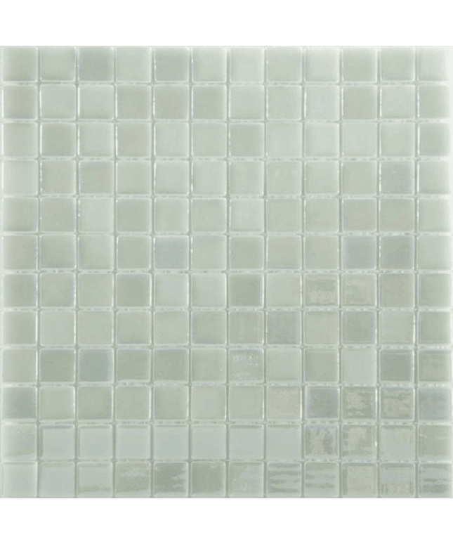 lux squares glass mosaic 1x1 white lux squares