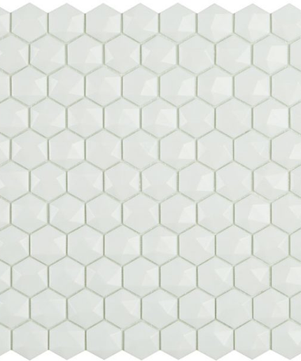 nordic 3d hexagon glass mosaic 1 4x1 4 