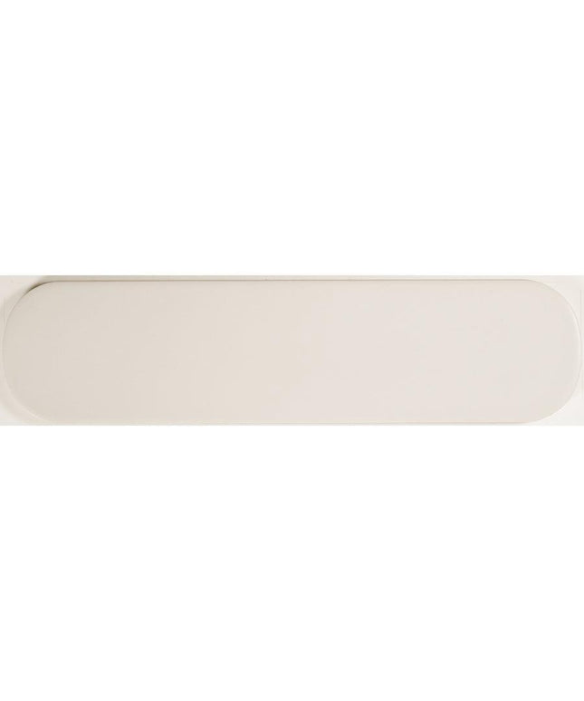 grace o rounded ceramic tile 3x12 White O Rounded
