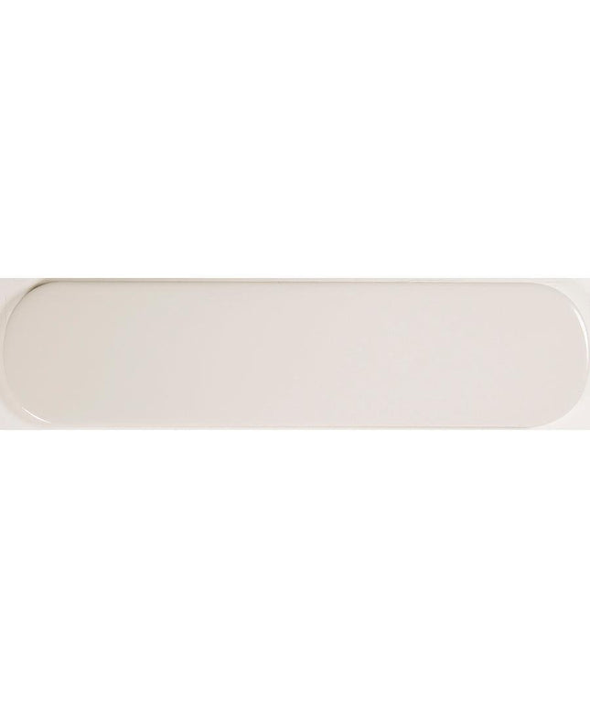 grace o rounded ceramic tile 3x12 White O Rounded