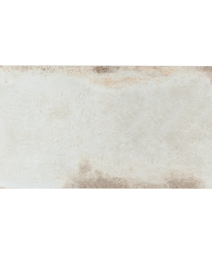 Rectangular tile with a beige and brown gradient on a white background