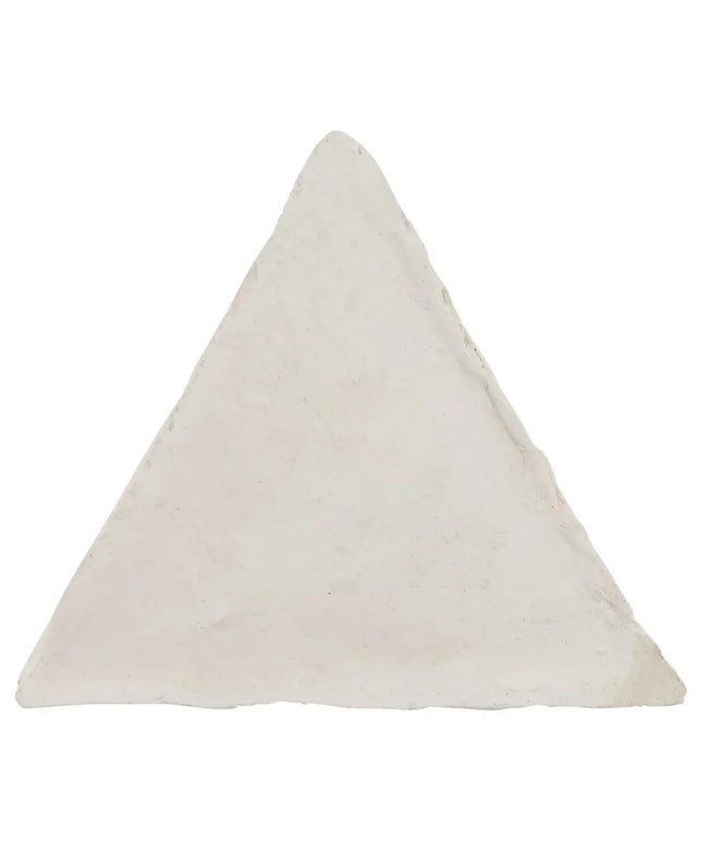 Triangular pillow on a white background